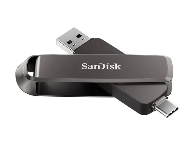 SanDisk Extreme PRO Dual Drive - USB-flashstasjon 512 GB USB-C 3.2...