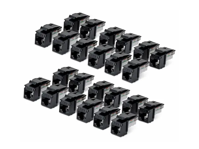 Startech - Trapes-jakk - 90°, 110 punch down - CAT 6 - UTP - RJ-45...
