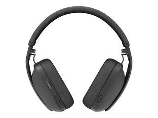 Logitech Zone Vibe Wireless - Hodesett - full st&#248;rrelse Bluetooth - tr&#229;dl&#248;s - USB-C via Bluetooth-adapter - grafitt - Certified for Microsoft Teams