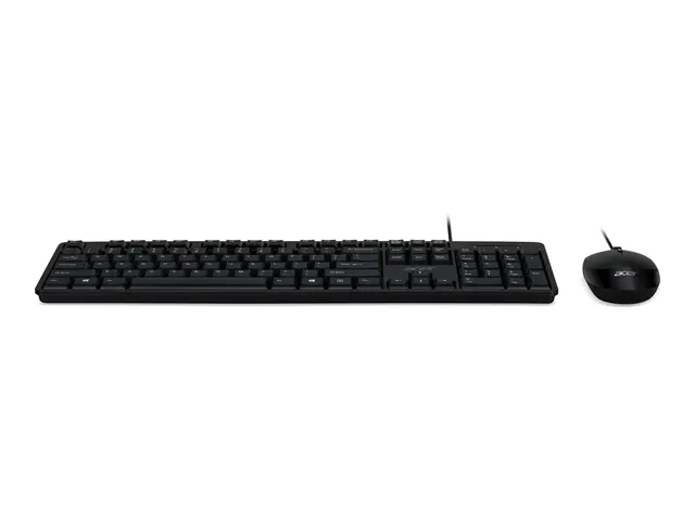 Acer AAK930 - Tastatur- og mussett Nordisk svart løsvekt