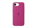 Apple - Baksidedeksel for mobiltelefon silikon - Fuchsia - for iPhone 16e