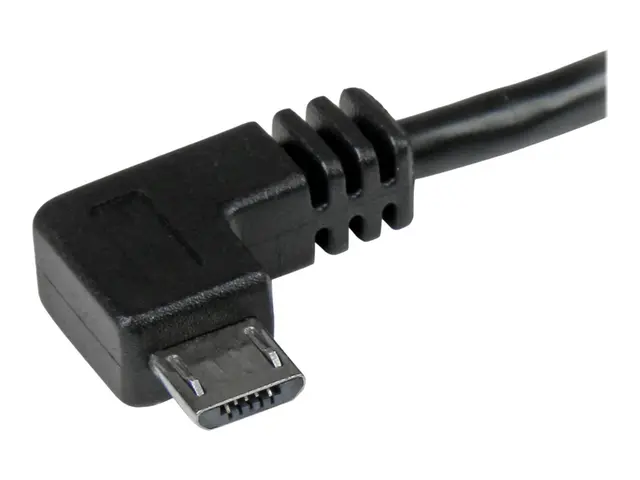 StarTech 2m 6 ft Micro-USB Cable with Right-Angled Connectors - M/...