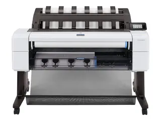 HP DesignJet T1600dr - 36" storformatsskriver farge - ink-jet - Rull (91,4 cm x 91,4 m), 914 x 1219 mm - 2400 x 1200 dpi - inntil 3 spm (mono) / inntil 3 spm (farge) - kapasitet: 2 ruller - Gigabit LAN - kutter