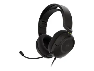 CORSAIR Gaming HS35 v3 - Hodesett - full størrelse kablet - 3,5 mm jakk - karbon