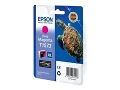 Epson T1573 - 25.9 ml - livlig magenta original - blister - blekkpatron - for Stylus Photo R3000