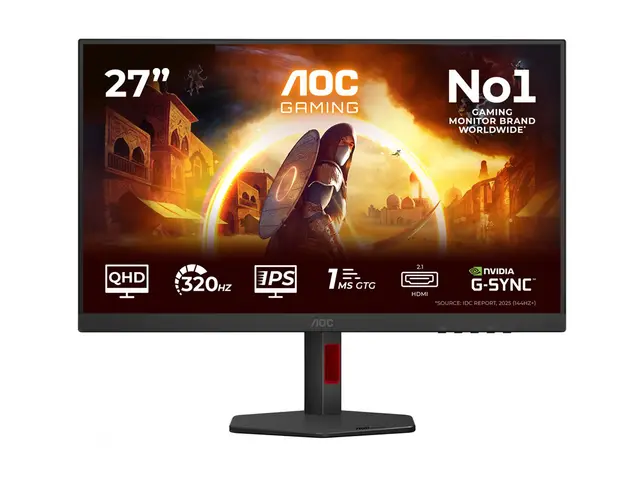 AOC Gaming Q27G4SRU - LED-skjerm gaming 27" 2560 x 1440 QHD @ 320 ...