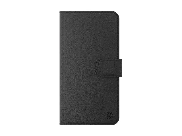 Zagg - Lommebok for mobiltelefon folio lær svart Apple iPhone 17 Pro