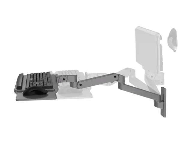 Ergotron LX Pro - Tastatur/musearm-monteringsbakke justerbar veggm...