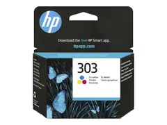HP 303 - 4 ml - farge (cyan, magenta, gul) original - blekkpatron - for ENVY Photo 62XX, Photo 71XX, Photo 78XX; ENVY Inspire 72XX, 79XX