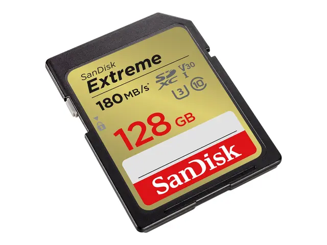 SanDisk - Flashminnekort (microSDXC til SD-adapter inkludert) 128 ...