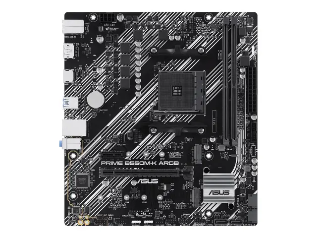 ASUS PRIME B550M-K ARGB - Hovedkort micro ATX Socket AM4 AMD B550 ...