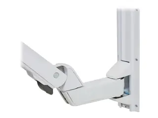 Ergotron StyleView Sit-Stand Combo Extender Short - monteringskomponent (forlengerarm, veggsporsglider, armdeksel) - polert aluminium, kvalitetsplast - hvit