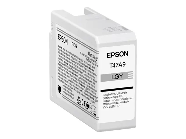 Epson T47A9 - 50 ml - lysegrå - original - blekkpatron - for SureC...