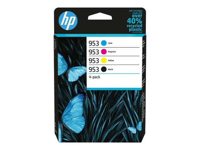 HP 953 - 4-pack - svart, gul, cyan, magenta - original - blekkpatr...