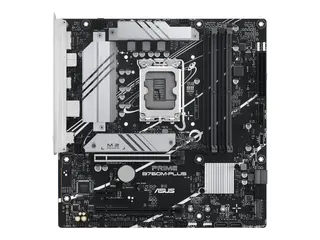 ASUS PRIME B760M-PLUS - Hovedkort - micro ATX LGA1700-sokkel - B760 Chipset - USB 3.2 Gen 2, USB 3.2 Gen 1, USB-C 3.2 Gen 1 - 2.5 Gigabit LAN - innbygd grafikk (CPU kreves) - HD-lyd (8-kanalers)