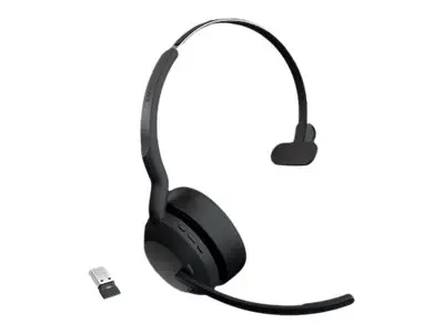 Jabra Evolve2 55 UC Mono - Hodesett on-ear Bluetooth trådløs aktiv...