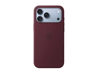 Apple - Beskyttende deksel for mobiltelefon MagSafe-samsvar - silikon - burgunder - for iPhone 18 Pro Max
