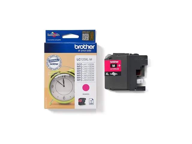 Brother LC125XLM - Super High Yield magenta original blekkpatron f...