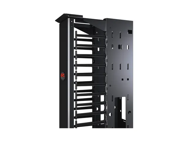 APC Cable Management - Rack-kabelføringssett - svart - for P/N: NB...