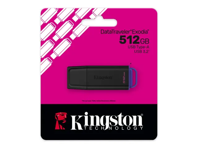 Kingston DataTraveler Exodia - USB-flashstasjon - 512 GB - USB 3.2...