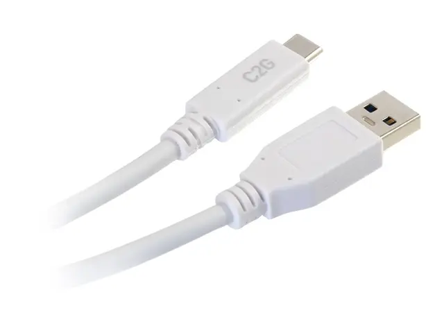 C2G 3ft USB C 3.0 to Cable - A M/M USB-kabel USB-type (hann) til 2...