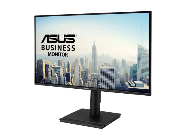 ASUS VA27AQSE - LED-skjerm - 27" - 2560 x 1440 QHD @ 75 Hz IPS - 350 cd/m² - 1000:1 - HDR10 - 1 ms - HDMI, VGA, DisplayPort - høyttalere - svart 