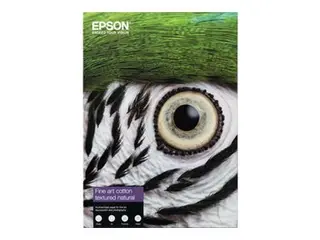 Epson Fine Art II - Bomull - strukturert matt 515 mikroner - naturlig hvitt - A3 Plus (329 x 483 mm) - 300 g/m² - 25 ark klutepapir - for SureColor SC-P10000, P20000, P6000, P700, P7000, P7500, P800, P8000, P900, P9000, P9500
