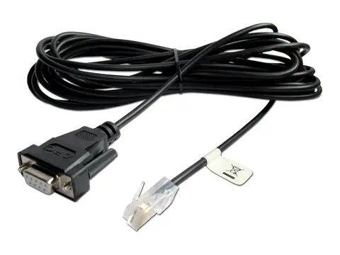 APC - Seriell kabel - RJ-45 (hann) til DB-9 (hunn) 4.57 m - svart - for P/N: SRV6KI-TW, SRYL15K15RMX LT, SRYL15K15XLT24, SYA8K16IXRX798XB, SYA8K8IX798XB