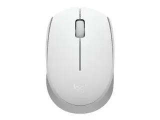 Logitech M171 - Mus - høyre- og venstrehåndet optisk - 3 knapper - trådløs - 2.4 GHz - USB trådløs mottaker - elfenbenshvit