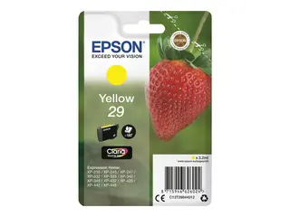 Epson 29 - 3.2 ml - gul - original - blister blekkpatron - for Expression Home XP-245, 247, 255, 257, 332, 342, 345, 352, 355, 435, 442, 445, 452, 455