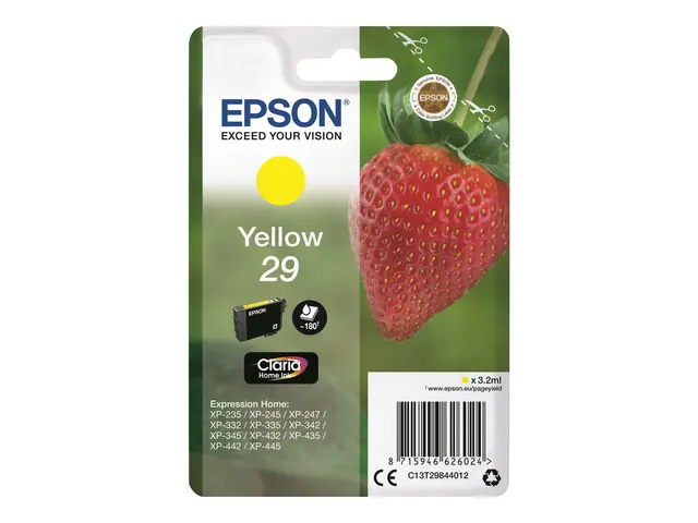 Epson 29 - 3.2 ml - gul - original - blister - blekkpatron - for E...