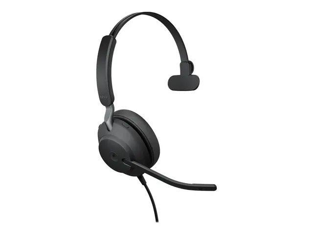 Jabra Evolve2 40 SE MS Mono - Hodesett on-ear kablet USB-C, USB-A ...