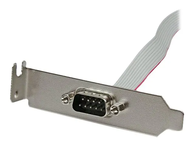 StarTech.com 1 Port 16in DB9 Serial Port BRacket to 10 Pin Header ...