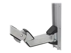 Ergotron StyleView Sit-Stand Combo Extender Short - monteringskomponent (forlengerarm, veggsporsglider, armdeksel) - polert aluminium, kvalitetsplast - sølv