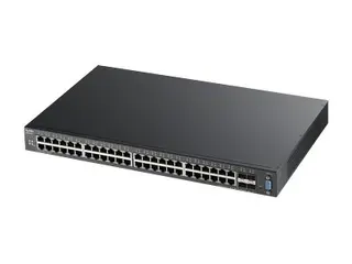 Zyxel XGS2210-52 - Switch - Styrt - 48 x 10/100/1000 + 4 x 10 Gigabit SFP+ rackmonterbar