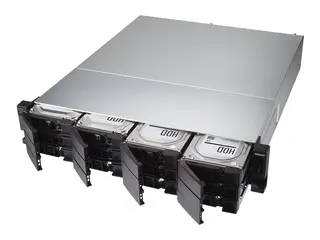 QNAP TL-R1200C-RP - Harddiskarray - 12 brønner (SATA-600) USB 3.2 Gen 2 (ekstern) - kan monteres i rack - 2U