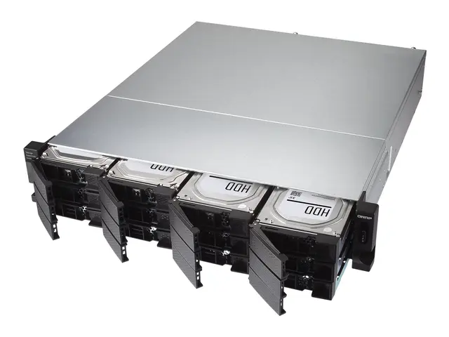 QNAP TL-R1200C-RP - Harddiskarray - 12 brønner (SATA-600) - USB 3....