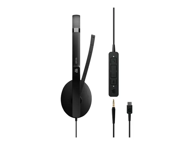 EPOS ADAPT 135 USB-C II - 100 Series hodesett on-ear kablet 3,5 mm...