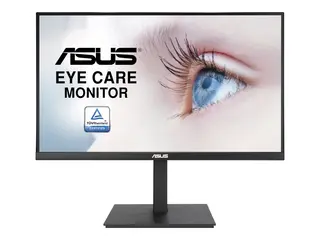 ASUS VA27AQSB - LED-skjerm - 27&quot; - 2560 x 1440 QHD @ 75 Hz IPS - 350 cd/m&#178; - 1000:1 - 1 ms - HDMI, DisplayPort - h&#248;yttalere - svart