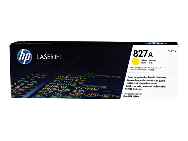 HP 827A - Gul - original - LaserJet - tonerpatron (CF302A) - for C...