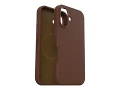 OtterBox Symmetry Series - Baksidedeksel for mobiltelefon MagSafe-samsvar - kaktusl&#230;r, polyuretan - rik adobe (brun) - for Apple iPhone 16