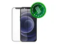 dbramante1928 Eco-shield - Skjermbeskyttelse for mobiltelefon rammefarge svart - for Apple iPhone 12, 12 Pro