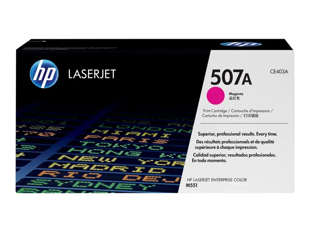 HP 507A - Magenta original LaserJet tonerpatron (CE403A) for Color...