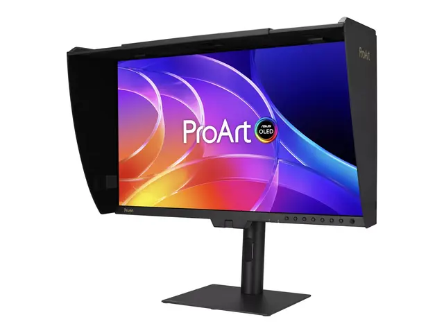 ASUS ProArt PA32USD - OLED-skjerm - 32" (31.5" synlig) 3840 x 2160 4K UHD (2160p) @ 240 Hz - 1000 cd/m² - 1500000:1 - DisplayHDR 400 True Black - 0.1 ms - 2xThunderbolt 4, HDMI, DisplayPort, 12G-SDI - høyttalere - svart 