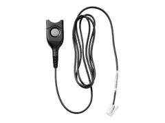 EPOS CSTD 01-1 - Hodetelefonkabel - EasyDisconnect til RJ-9 hann 1 m - svart - standard bunnkabel