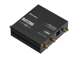 Teltonika RUT286 - Trådløs ruter - WWAN 1-portssvitsj 2,4 GHz 2G, 3G, 4G - DIN-skinnemonterbar, overflatemonterbar, veggmonterbar