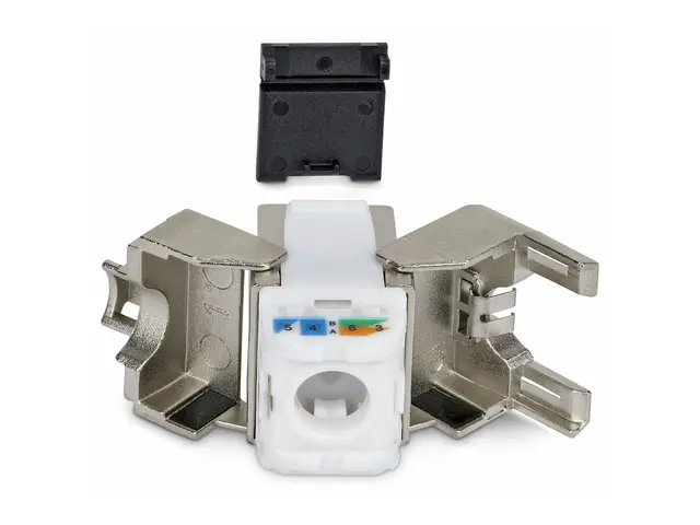 Startech - Trapes-jakk - shielded, 180°, toolless - CAT 6a - STP -...