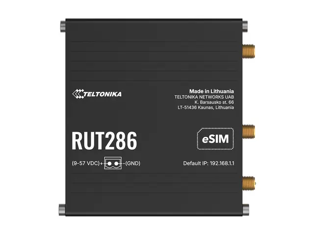 Teltonika RUT286 - Trådløs ruter - WWAN 1-portssvitsj 2,4 GHz - 2G...