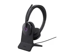 Yealink BH74 Teams - Hodesett - on-ear - Bluetooth tr&#229;dl&#248;s - aktiv st&#248;ydemping - USB-C via Bluetooth-adapter - med ladestativ - Certified for Microsoft Teams, UC-sertifisert