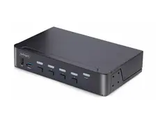 STARTECH.COM 4-Port DisplayPort 1.4 KV Switch 8K 60Hz / 4K 144Hz 2x USB 3.0 Po
